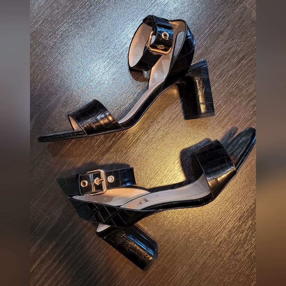 Zara Faux Alligator Sandal